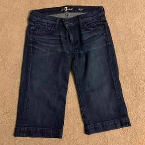 EUC women’s Bermuda jean shorts size 28